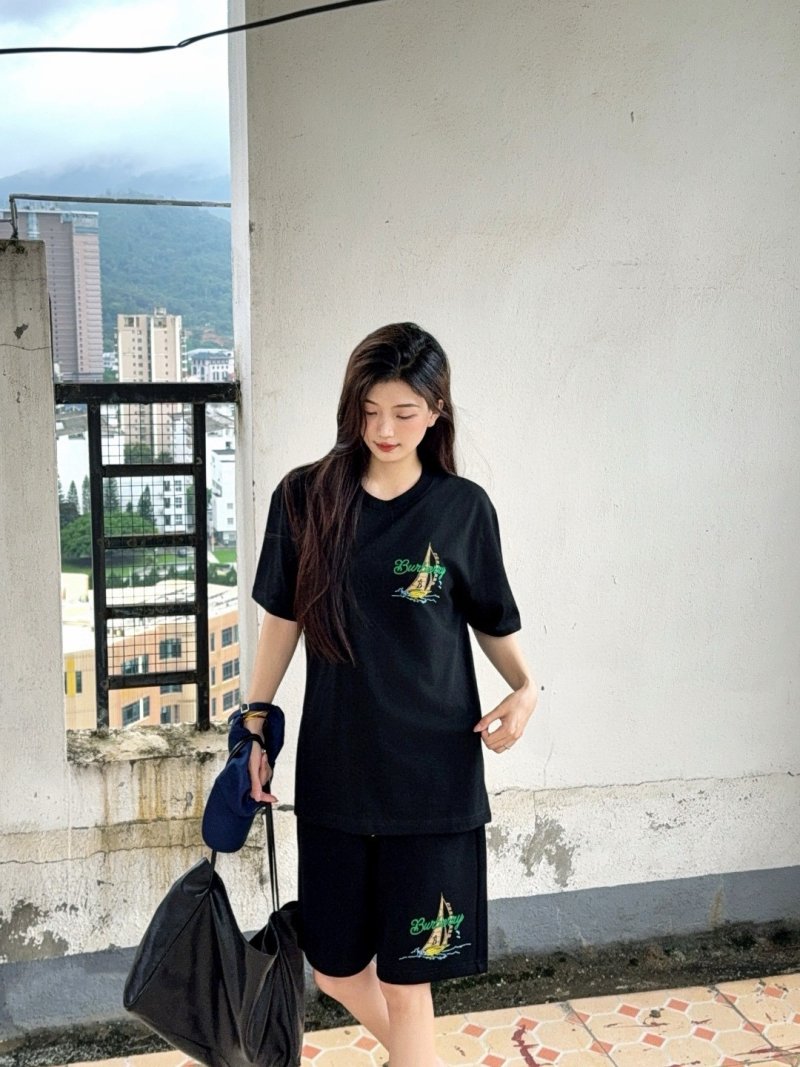 Black Embroidered Graphic Short Sleeve T-Shirt view
