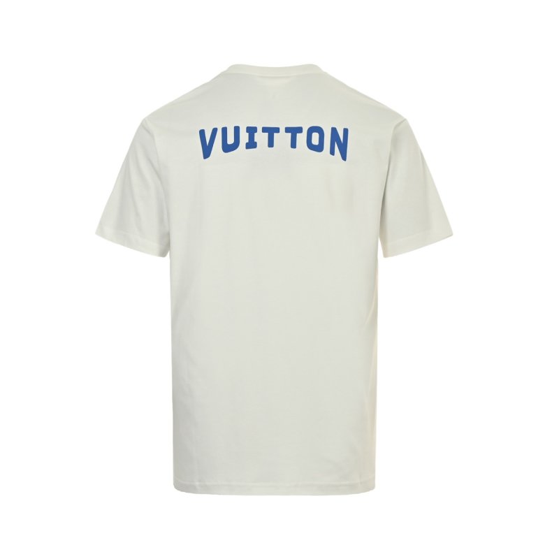Louis Vuitton LV Monogram Print White T-Shirt view