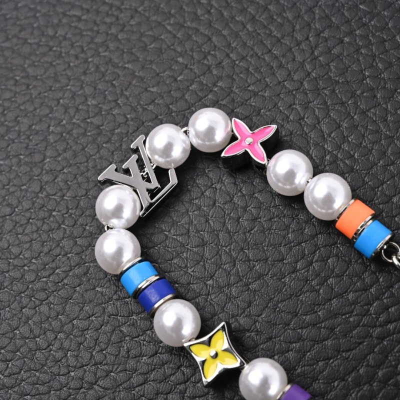 Louis Vuitton MNG Pearls Party Multi-Color Beaded Bracelet view
