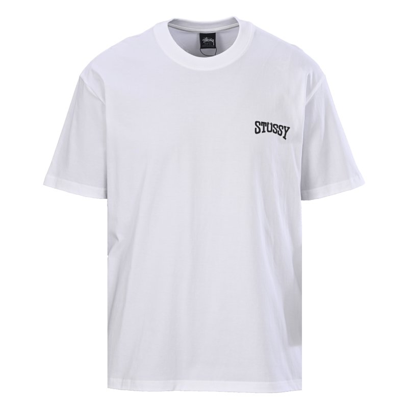 Stüssy White Logo T-Shirt view