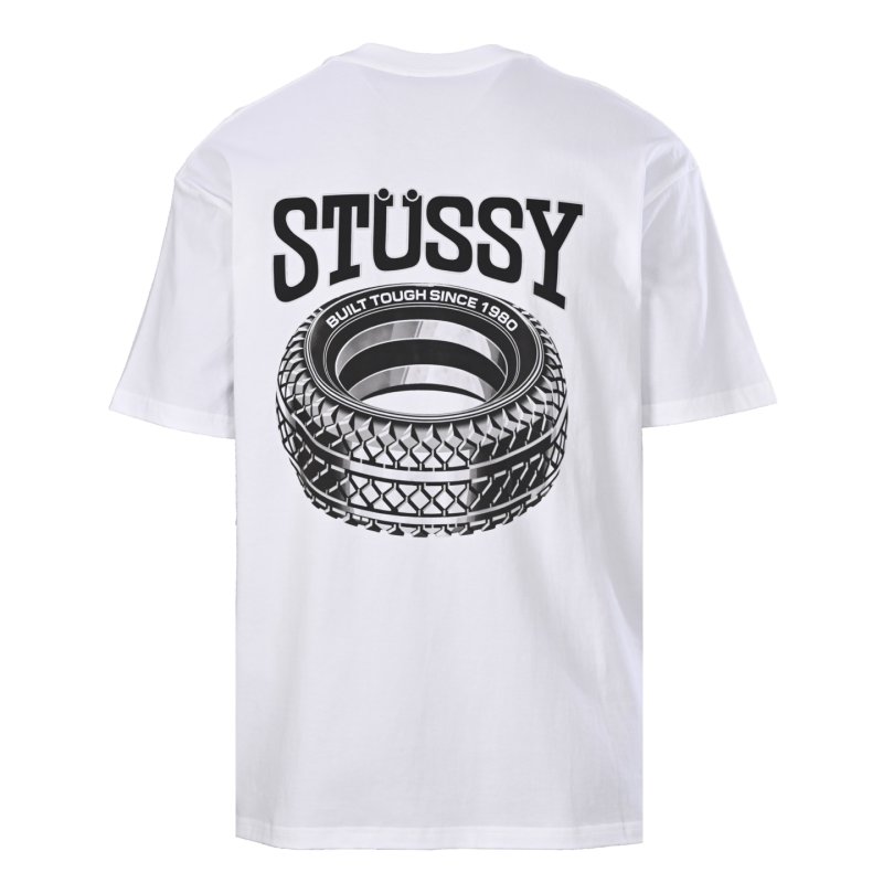 Stüssy White Logo T-Shirt view