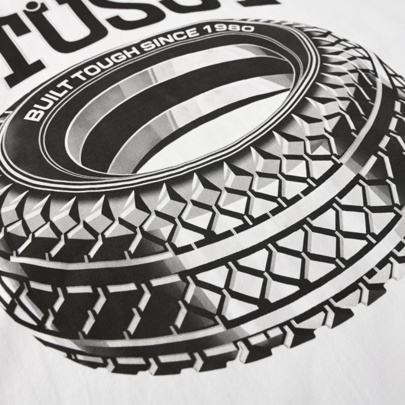 Stüssy White Logo T-Shirt view