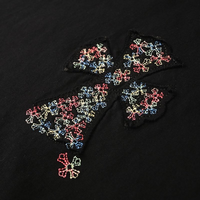 Chrome Hearts Black Cross Floral T-Shirt view
