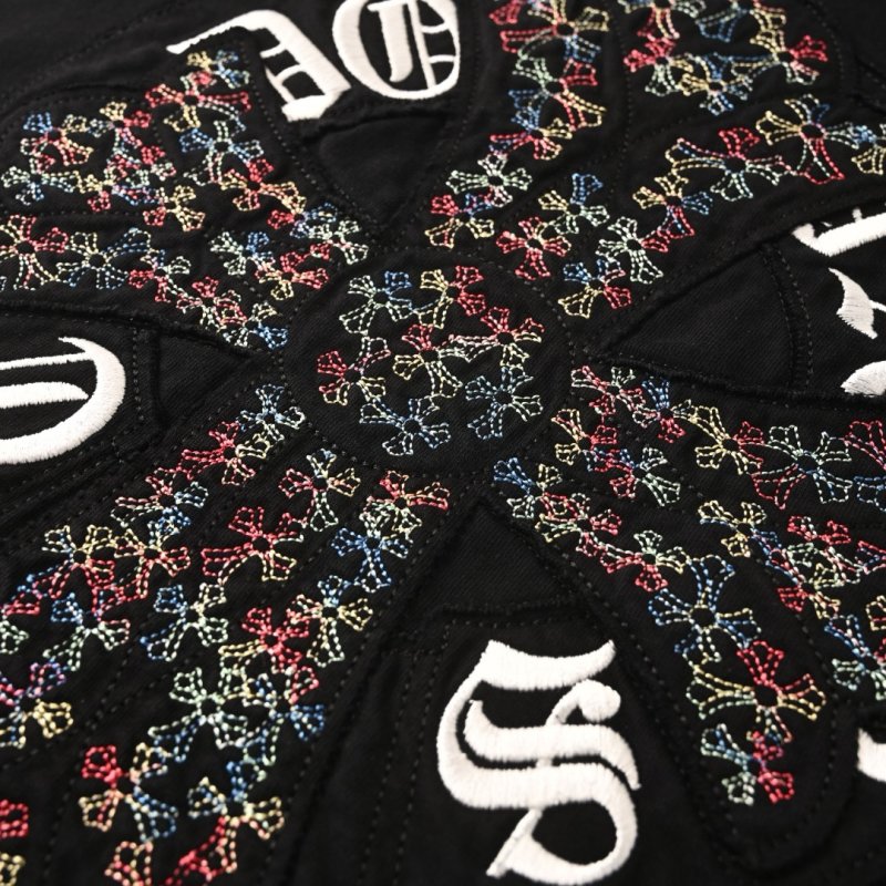 Chrome Hearts Black Cross Floral T-Shirt view