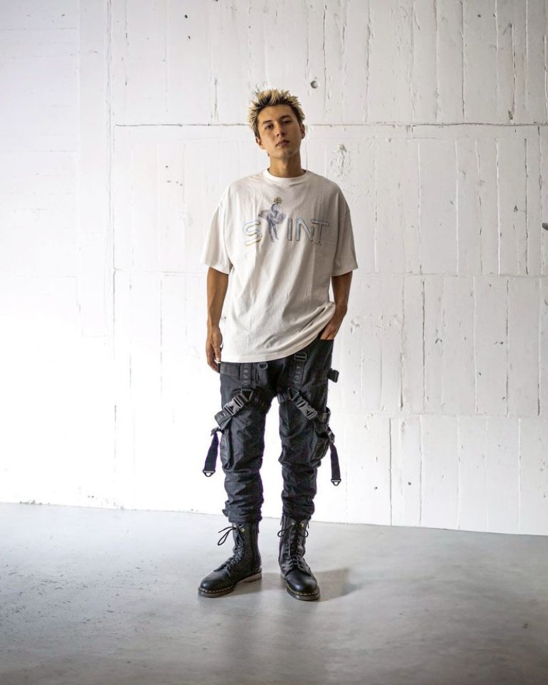 Saint White Graphic T-Shirt view