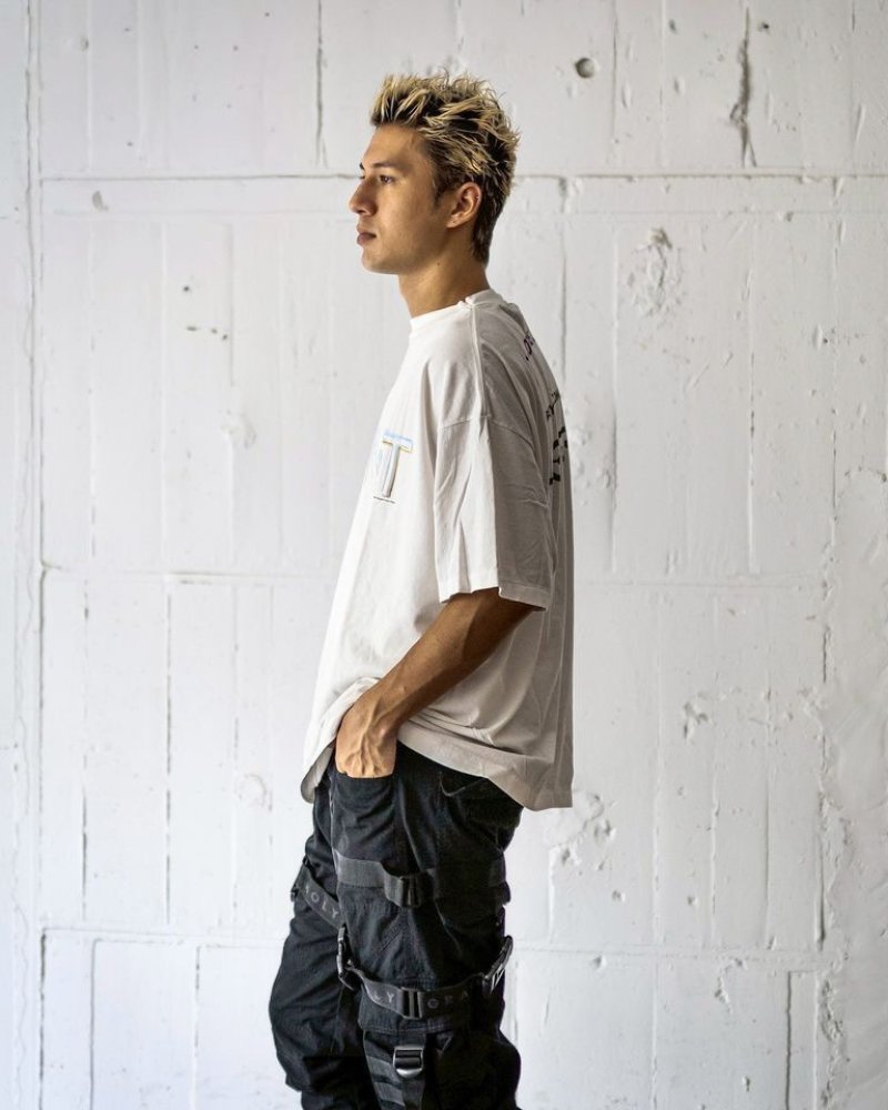 Saint White Graphic T-Shirt view