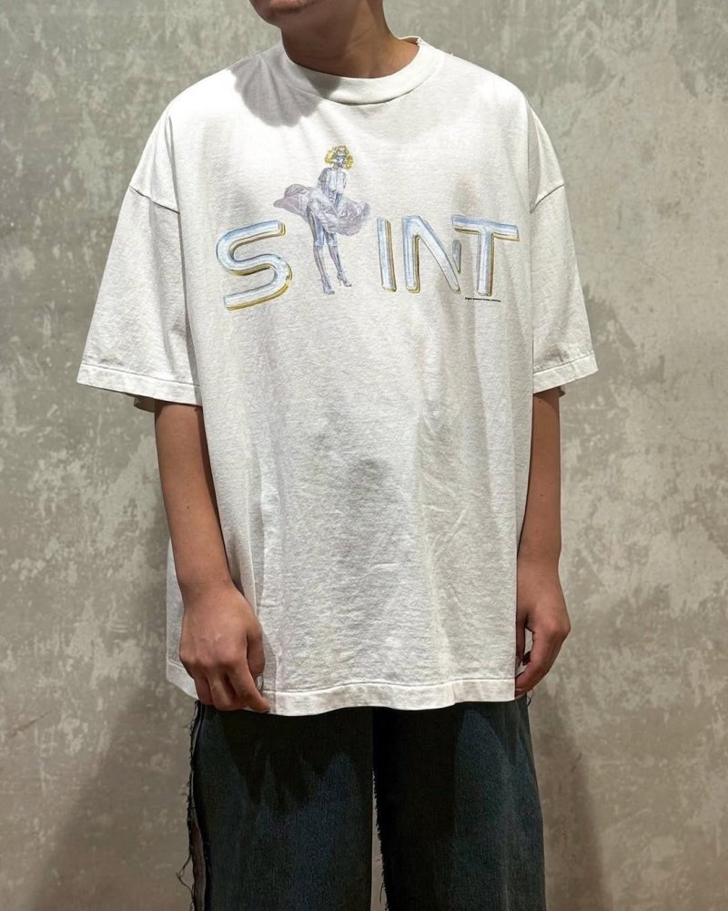 Saint White Graphic T-Shirt view