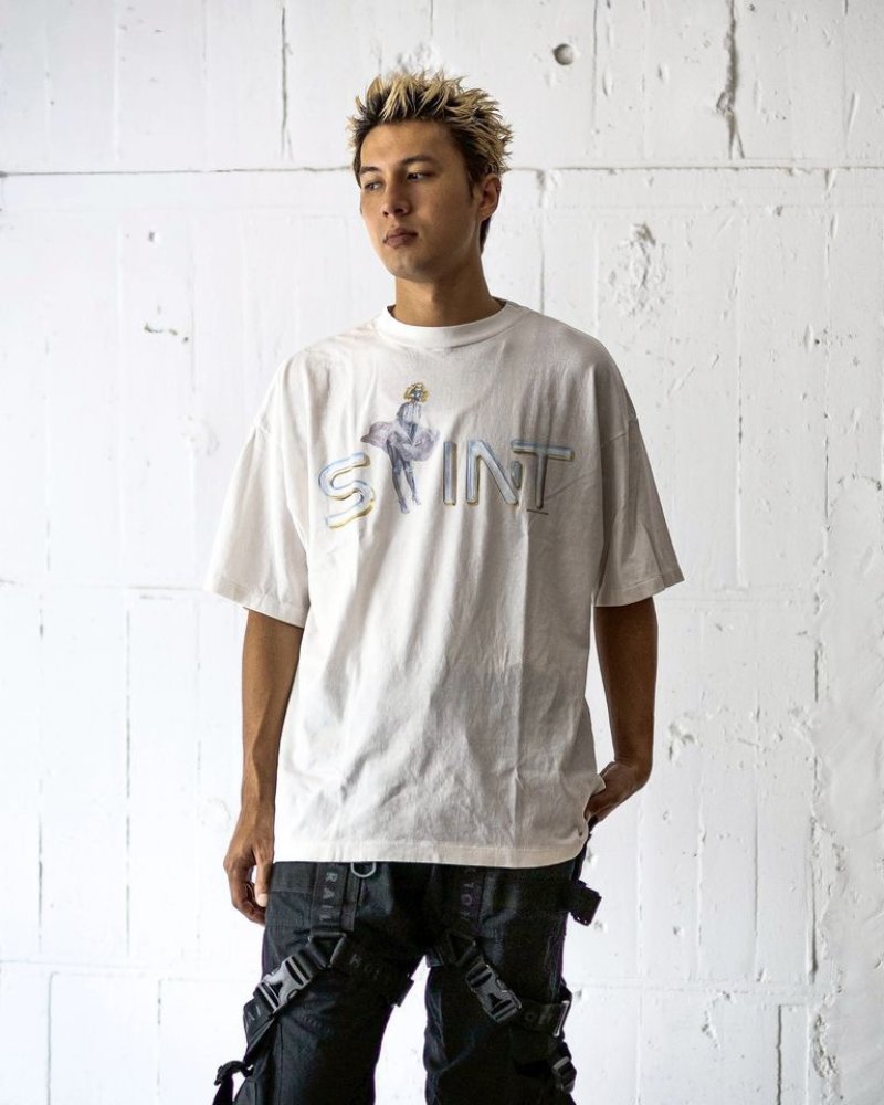 Saint White Graphic T-Shirt view