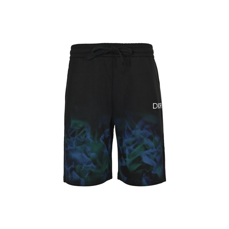 Dior Black Tie-Dye Shorts Navy view
