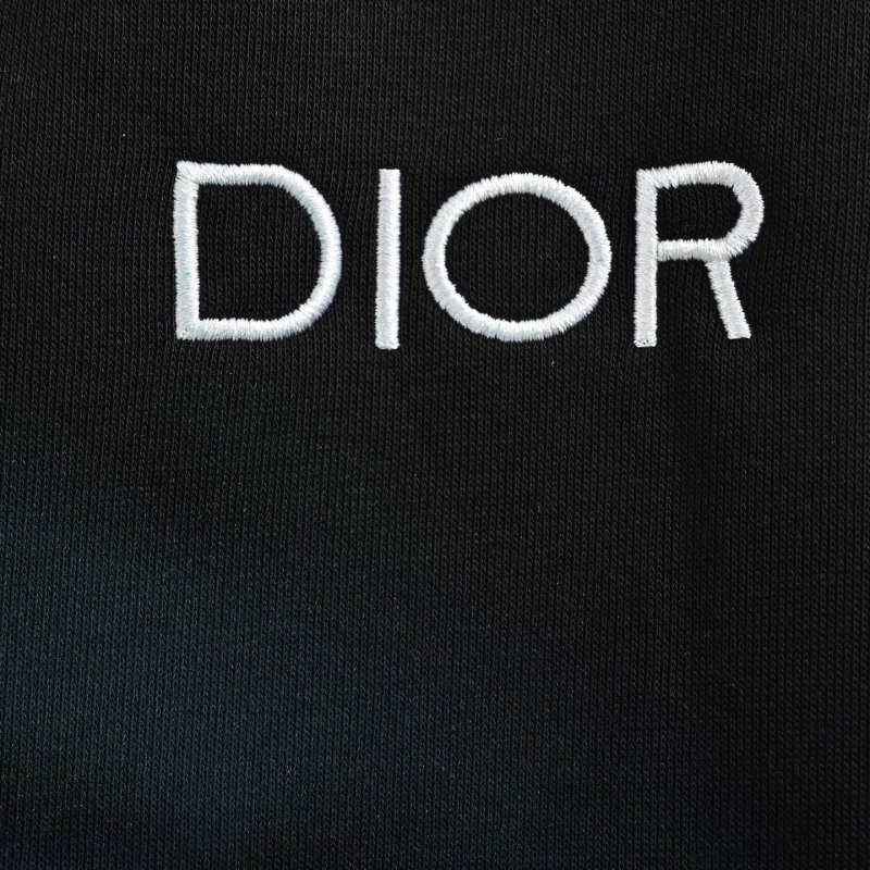 Dior Black Tie-Dye Shorts Navy view
