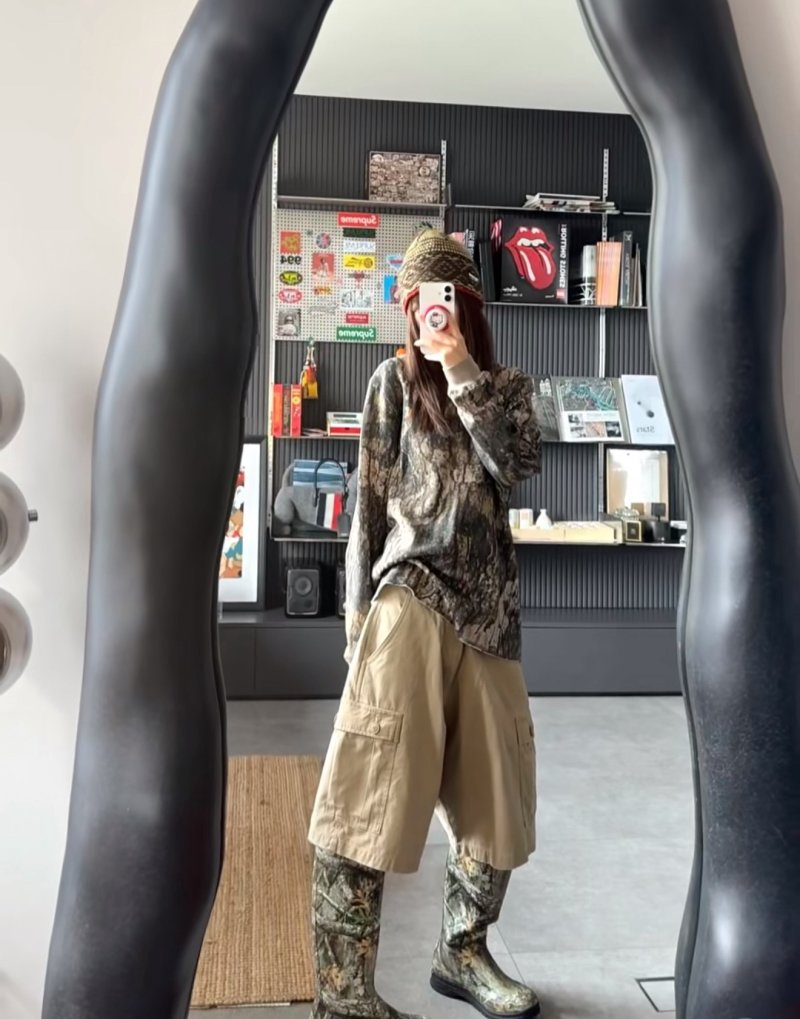 Oversized Python Print Bomber Jacket - Black & Grey