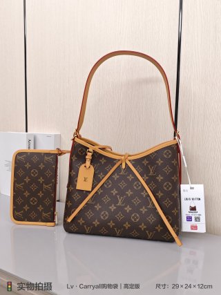 MCM Cognac Monogram Small Tote Bag with Keychain view 8