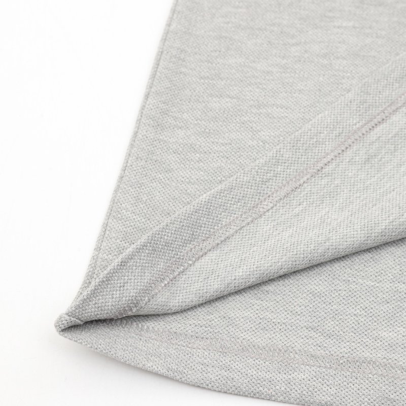 Dior Cursive Logo Embroidered Polo Shirt Grey view