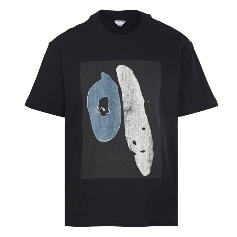 Essentials Black Abstract Graphic T-Shirt view