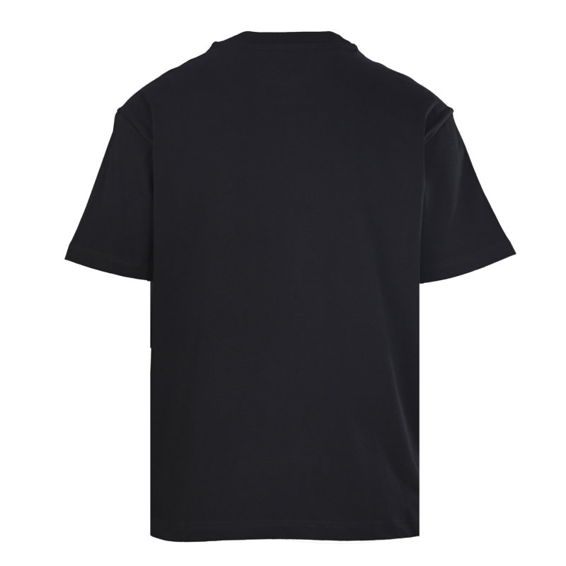 Essentials Black Abstract Graphic T-Shirt view