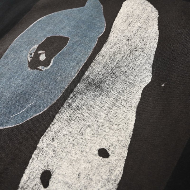 Essentials Black Abstract Graphic T-Shirt view