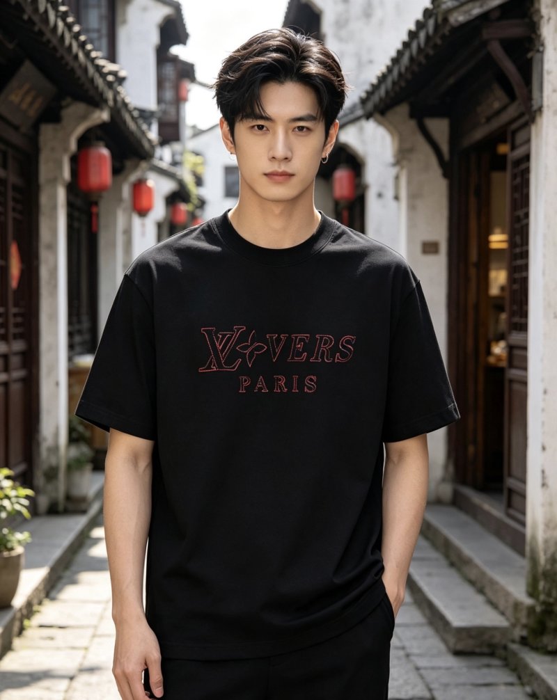 Xveers Paris Black T-Shirt view