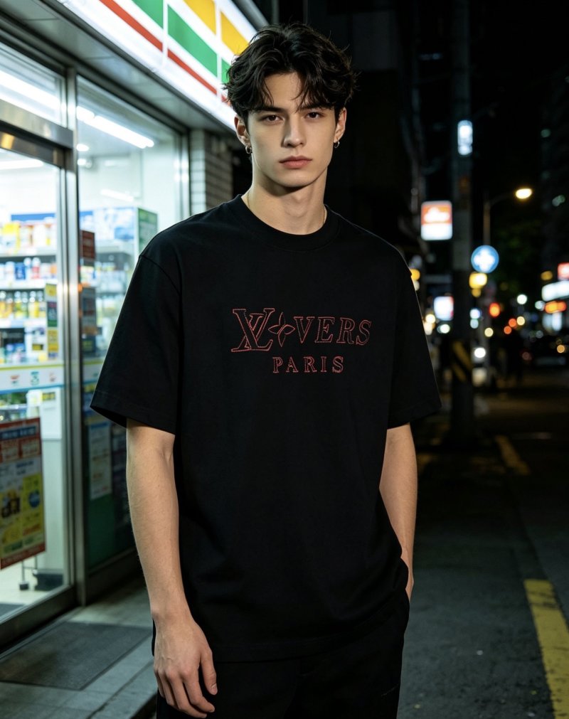 Xveers Paris Black T-Shirt view