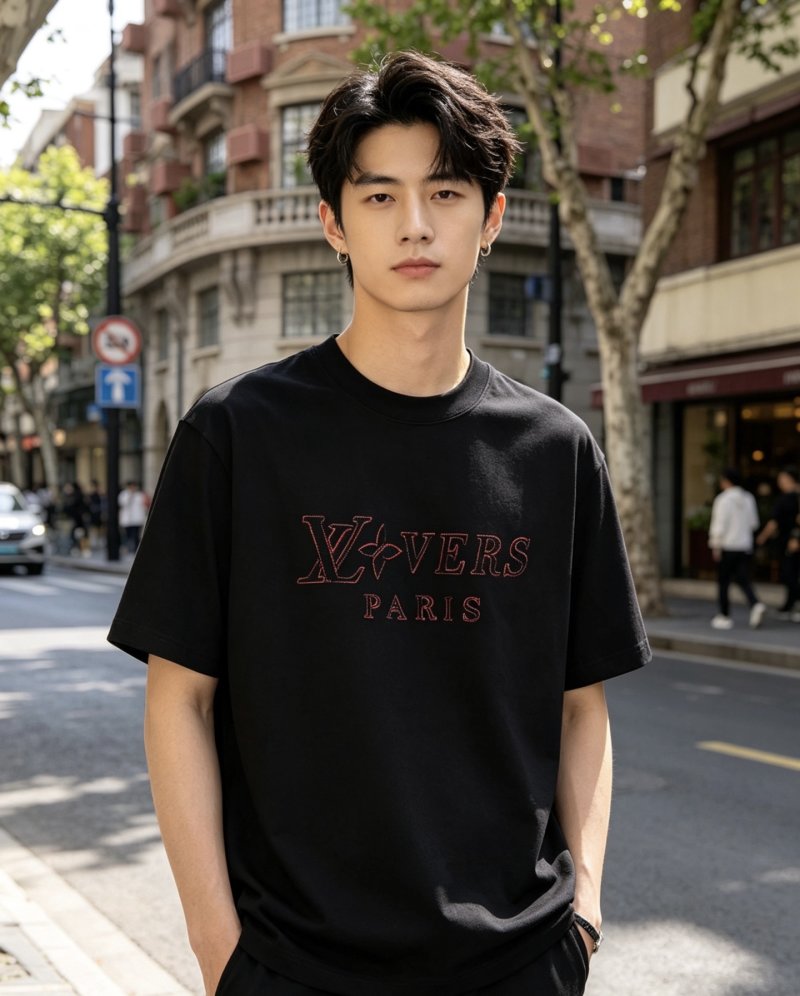Xveers Paris Black T-Shirt view