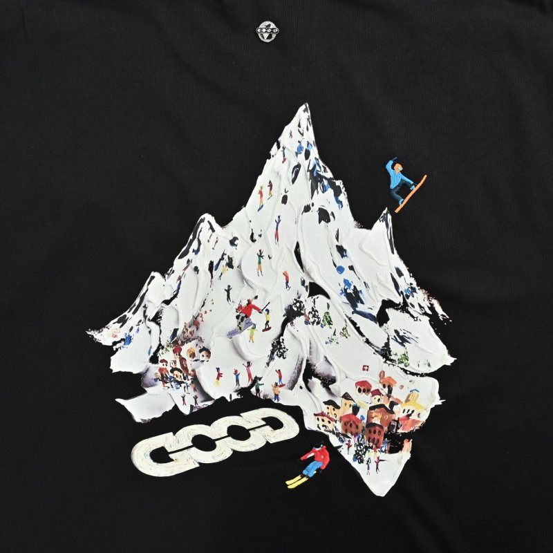 GOODBRAND Black Graphic T-Shirt view