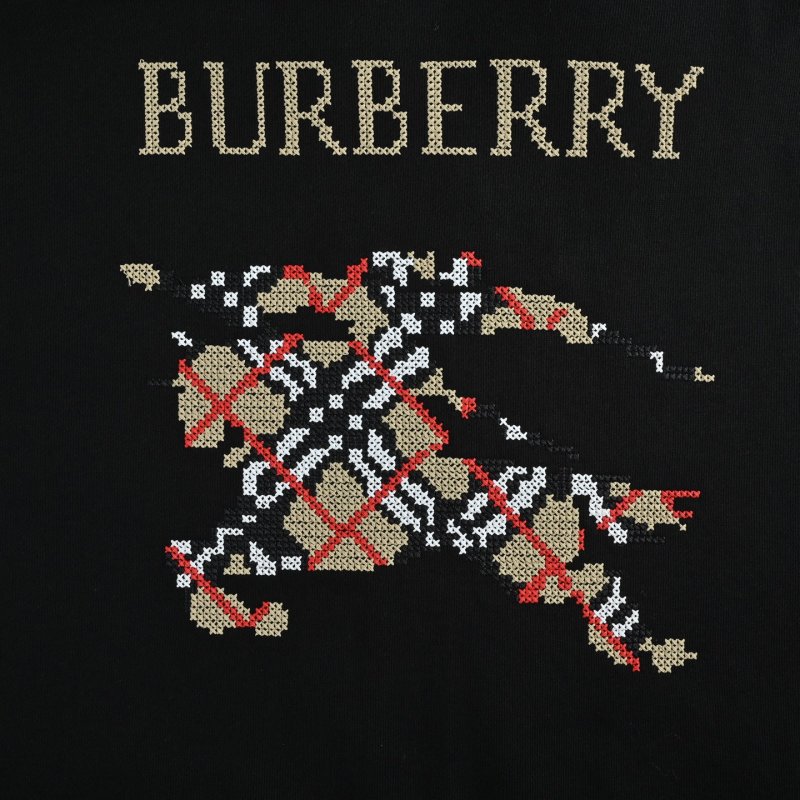 Burberry Black Zip Hoodie Jacket with Gold Logo view