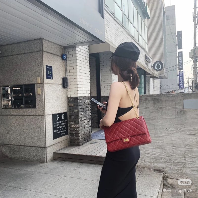 Chanel 2.55 Quilted Leather Shoulder Bag Camel view
