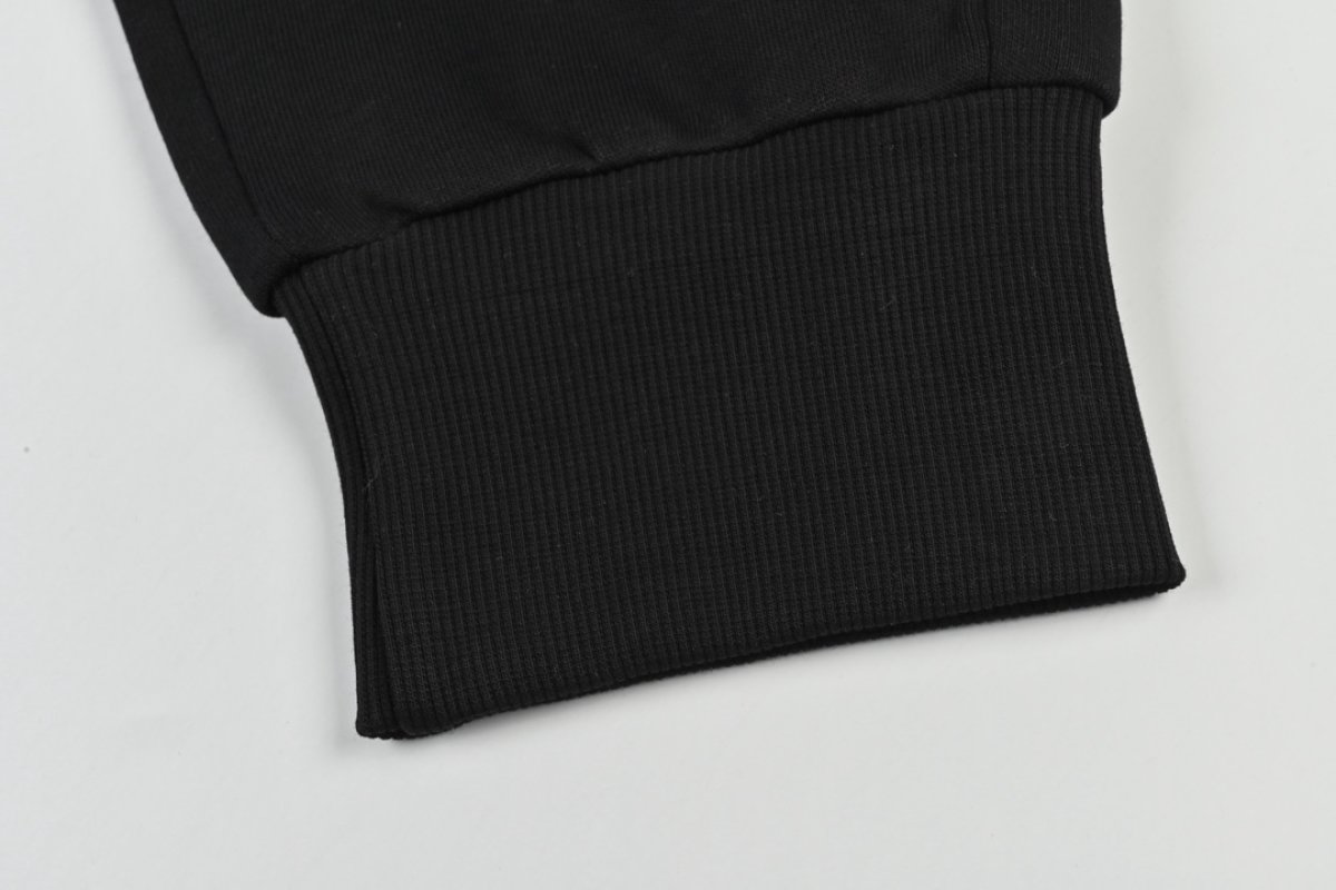 Prada Black Cargo Pants with Logo Embroidery view