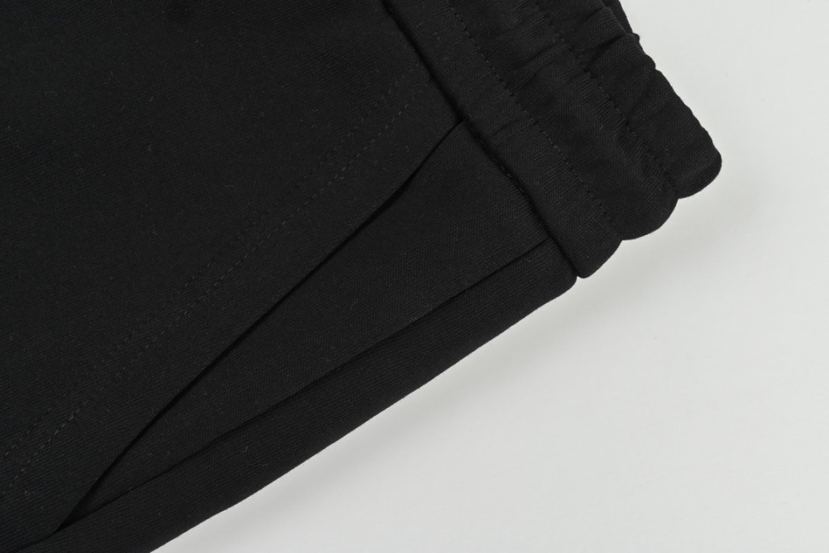 Prada Black Cargo Pants with Logo Embroidery view