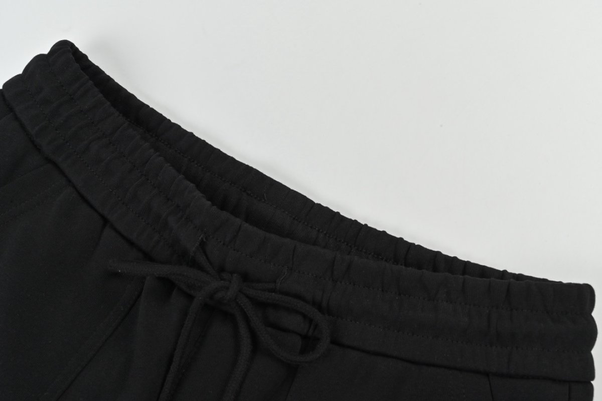 Prada Black Cargo Pants with Logo Embroidery view