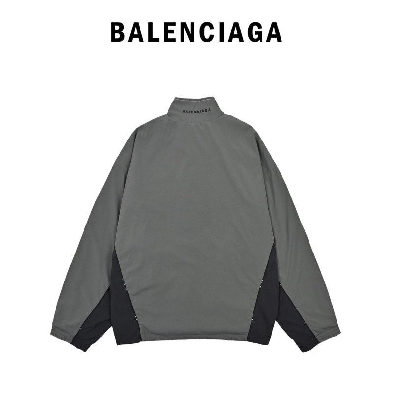 White Black Stripe Zip-Up Track Jacket view