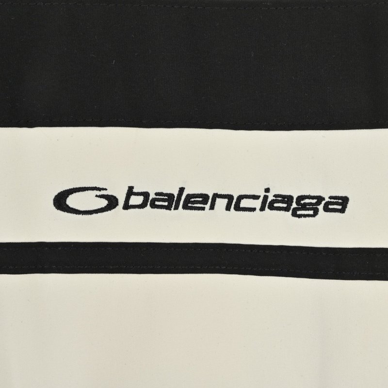 White Black Stripe Zip-Up Track Jacket view