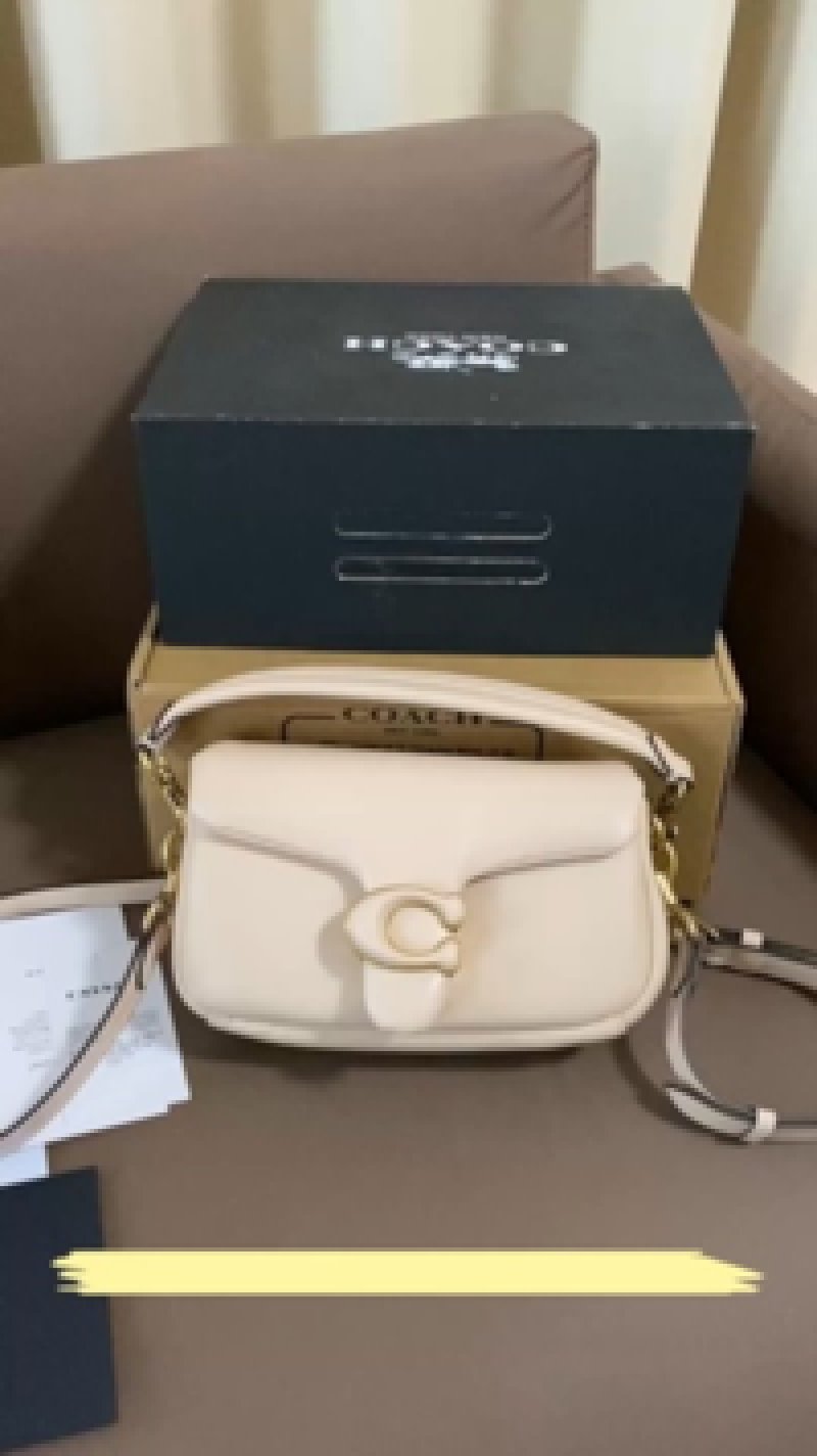 Coach Pillow Tabby Shoulder Bag Cream