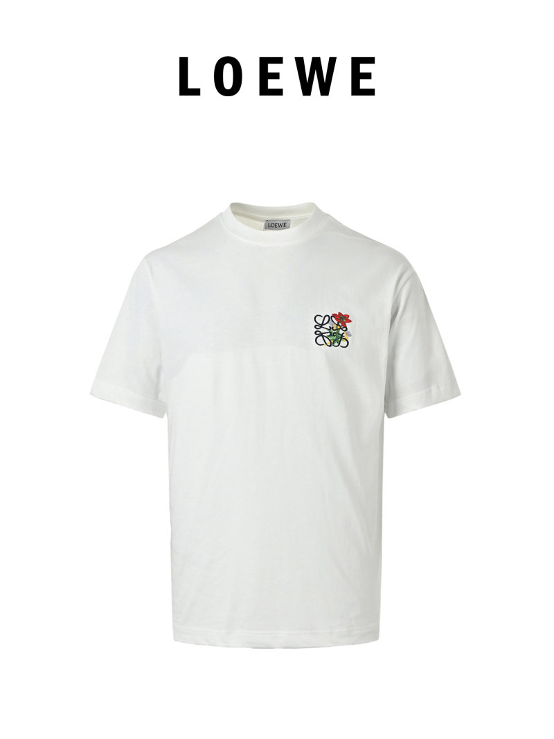 Chrome Hearts Rose Logo White T-Shirt view