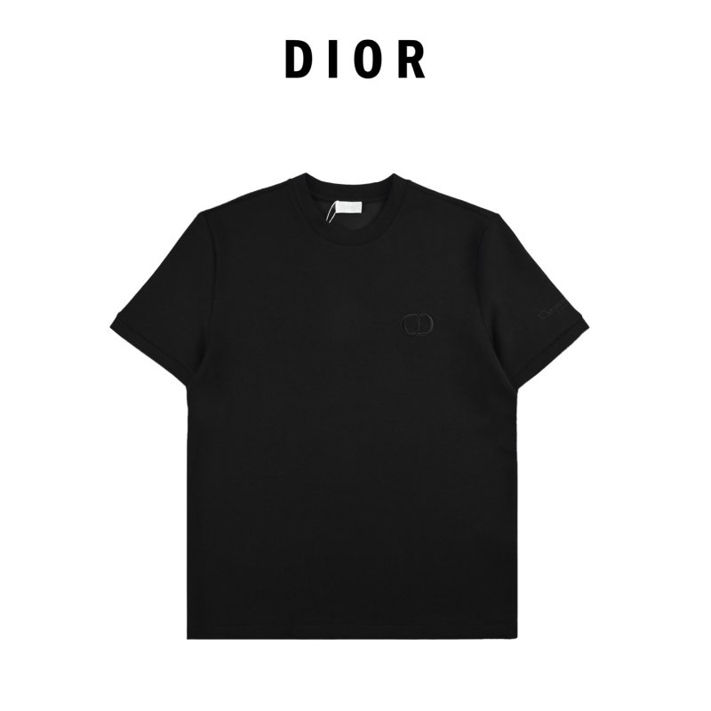 Dior Black Logo Short Sleeve T-Shirt view