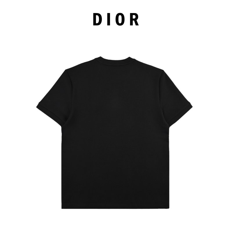 Dior Black Logo Short Sleeve T-Shirt view