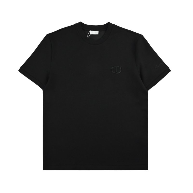 Dior Black Logo Short Sleeve T-Shirt view