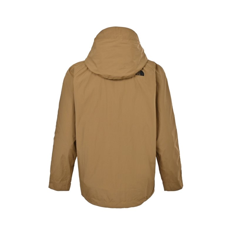 The North Face Khaki Windbreaker Hooded Jacket view