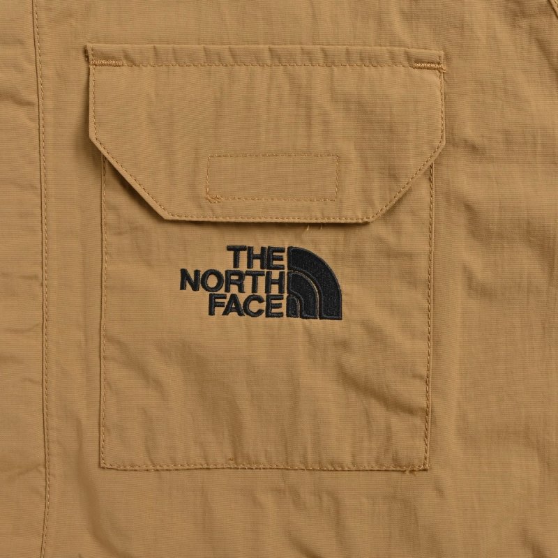 The North Face Khaki Windbreaker Hooded Jacket view