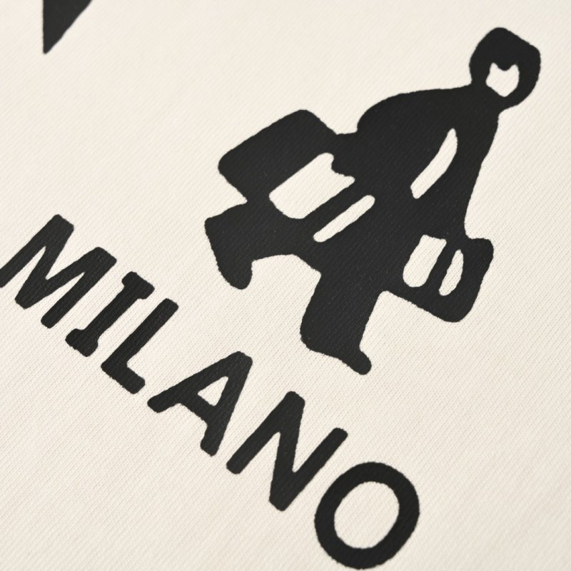 Prada Milano White Graphic T-Shirt view