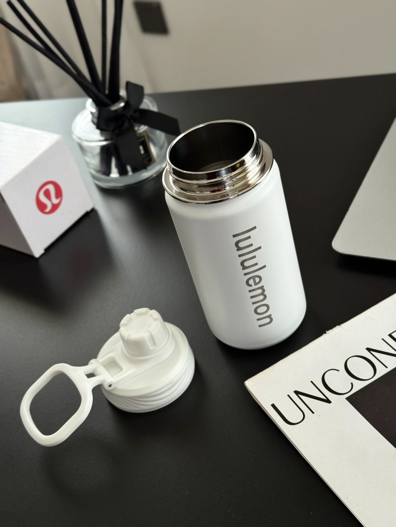 Lululemon Back to Life Insulated Bottle White 16oz