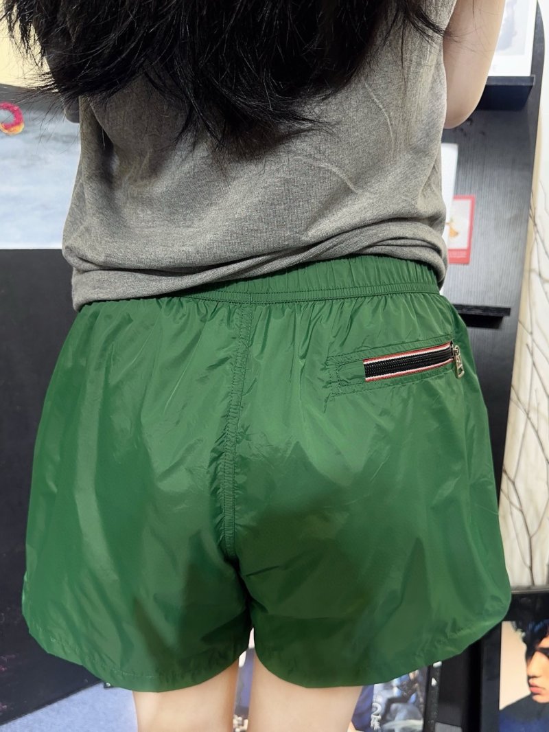 Green Drawstring Shorts view