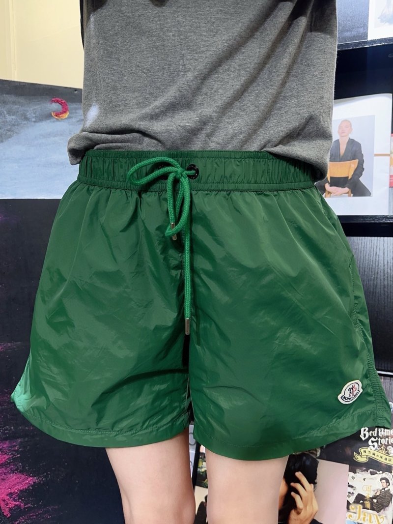 Green Drawstring Shorts view