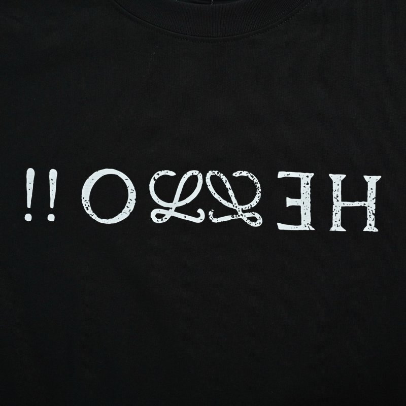 Black Graphic Print Short Sleeve T-Shirt view