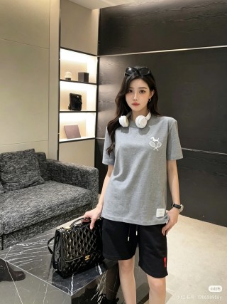 Thom Browne Tennis Puppy Grey T-Shirt