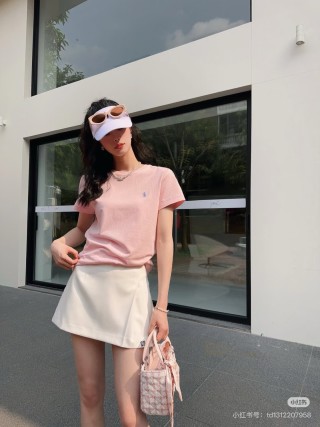 Polo Ralph Lauren Classic Pique T-Shirt Pink view 6