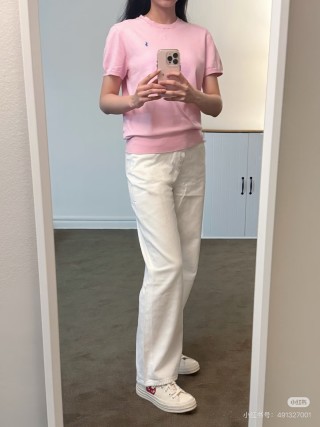 Polo Ralph Lauren Classic Pique T-Shirt Pink view 7
