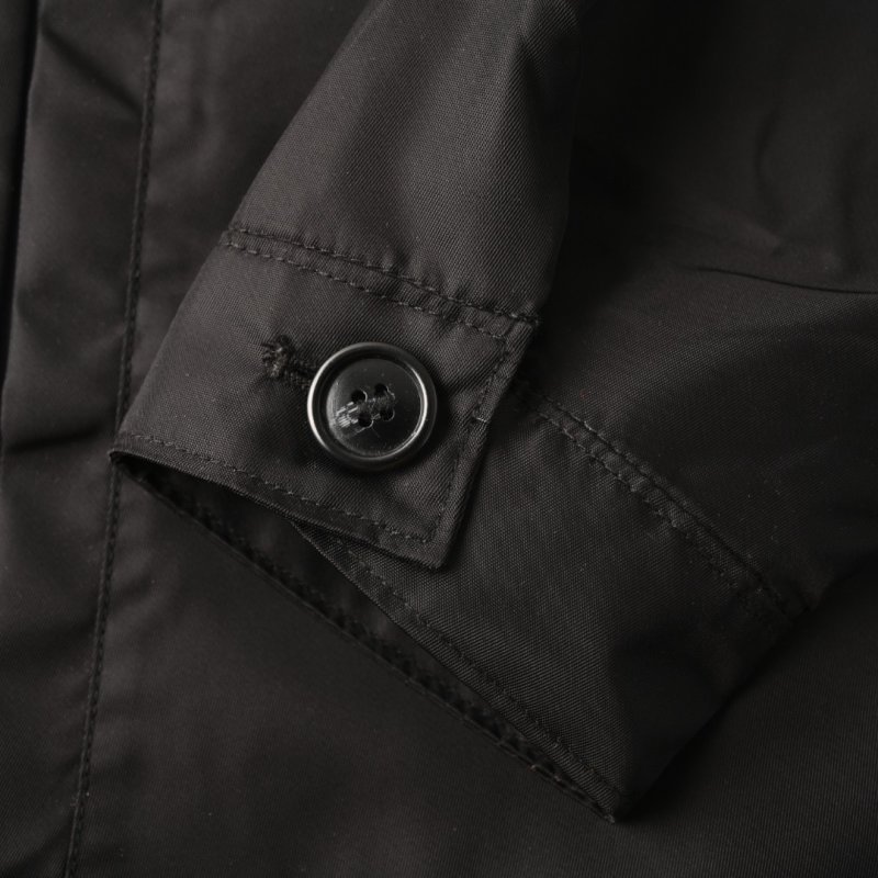Prada Black Nylon Zip Hoodie Jacket view