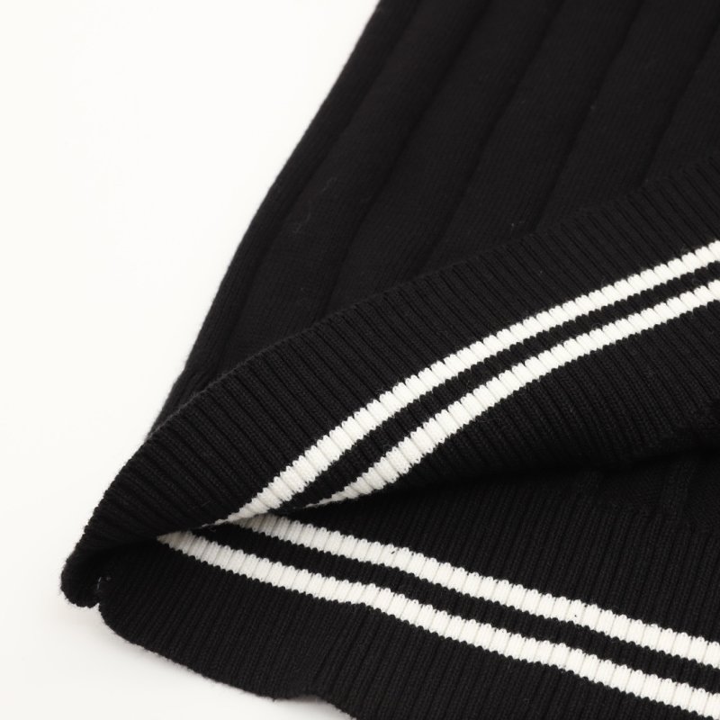 Loro Piana LP Black Crew Neck Short Sleeve Knit T-Shirt view