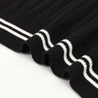 Loro Piana LP Black Crew Neck Short Sleeve Knit T-Shirt view 8