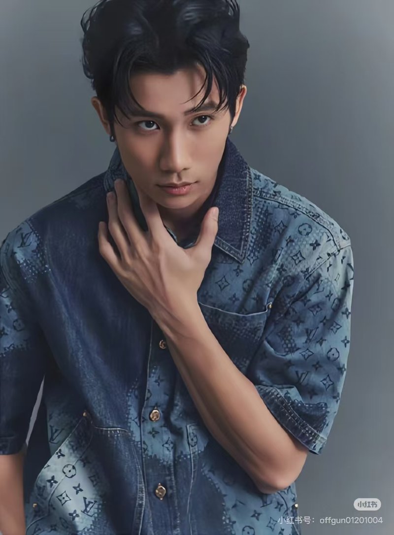 Louis Vuitton Monogram Denim Shirt Blue view